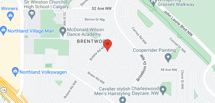 map of 5023 BENSON RD NW